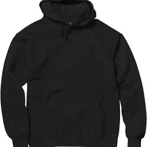 Ten Active Wear Plain Black Heavyweight Pullover Hoodie Blank Hooded Sweatshirt